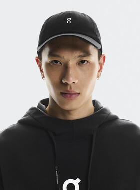海外代购ON男士帽子透气可调节六片式弧形帽檐日常通勤休闲户外