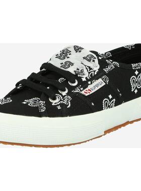 代购Superga女士帆布鞋透气轻便软底舒适Paisley-Muster