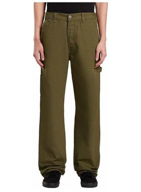 代购Dickies男士休闲裤耐用耐磨军绿宽松户外日常工装裤百搭简约