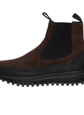 代购DIEMME Ramon男士切尔西靴耐磨防滑舒适耐用暗棕色拉链侧边