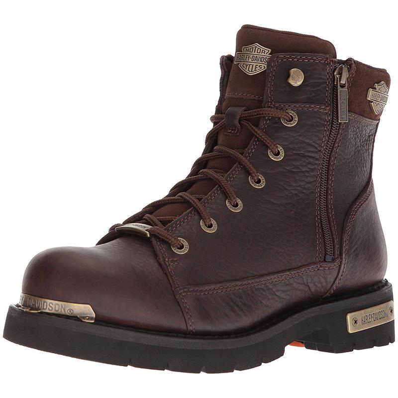 代购Harley Davidson哈雷戴维森男士摩托车靴透气内衬