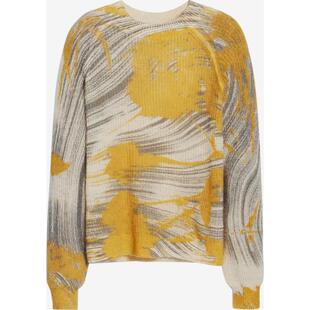 代购Desigual女士毛衣保暖舒适印花长袖秋冬日常针织爆款艺术