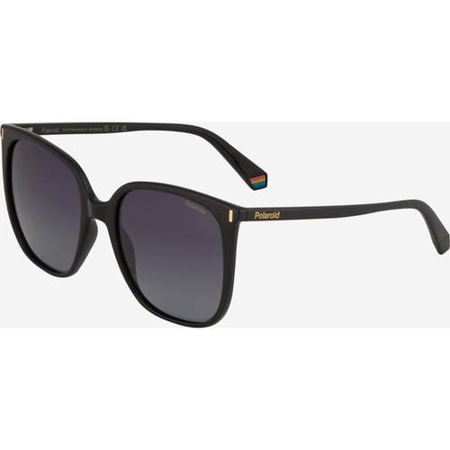 代购Polaroid宝丽来女士太阳镜防紫外线遮光清晰视野抗眩光黑色