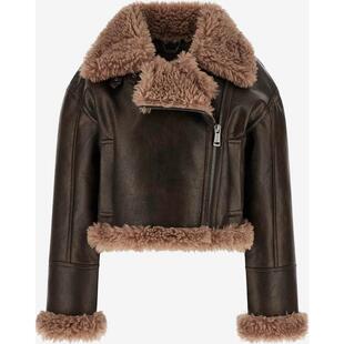 代购GUESS女士夹克保暖防风仿皮毛领秋冬户外皮衣爆款休闲