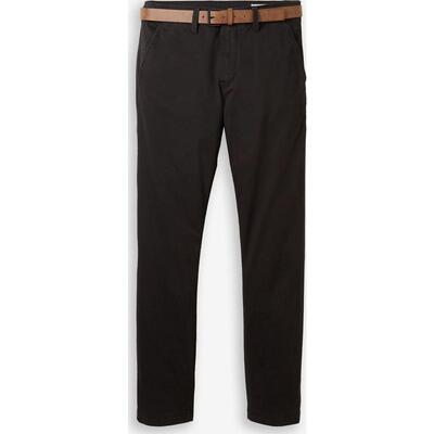 代购TOM TAILOR汤姆泰勒男士休闲裤舒适耐穿黑色修身办公日常