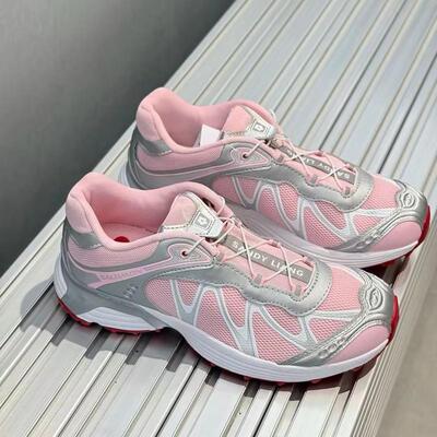 代购SANDY LIANG X SALOMON 萨洛蒙联名款银粉色孙千同款越野跑鞋