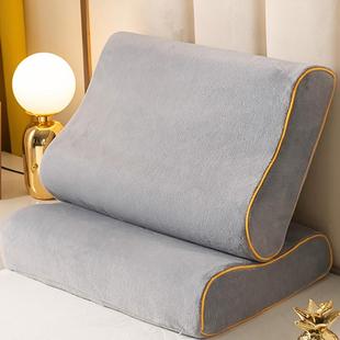 牛奶绒儿童乳胶枕头套30x50单个珊瑚绒枕芯内胆套40x60一对装家用