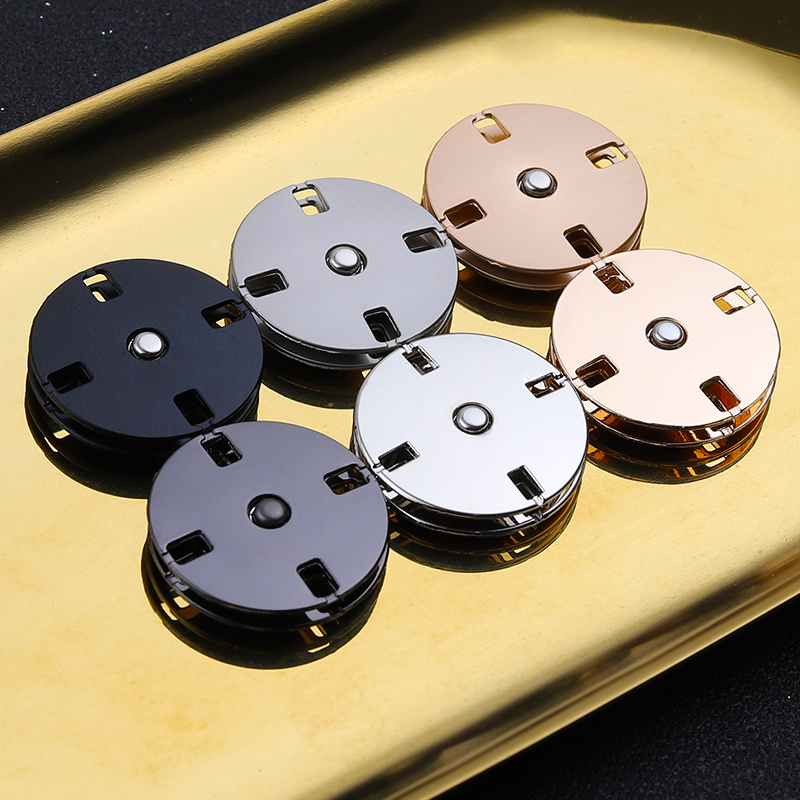 金属暗扣钮扣高档大衣按扣大号羊绒毛呢上衣女隐形衣服摁扣子母扣