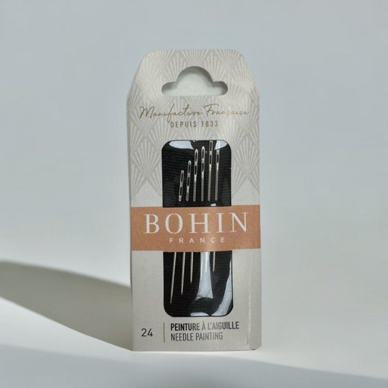 法国Bohin十字绣针BH针双孔针常规针绣线顺滑不拧线直播间有优惠