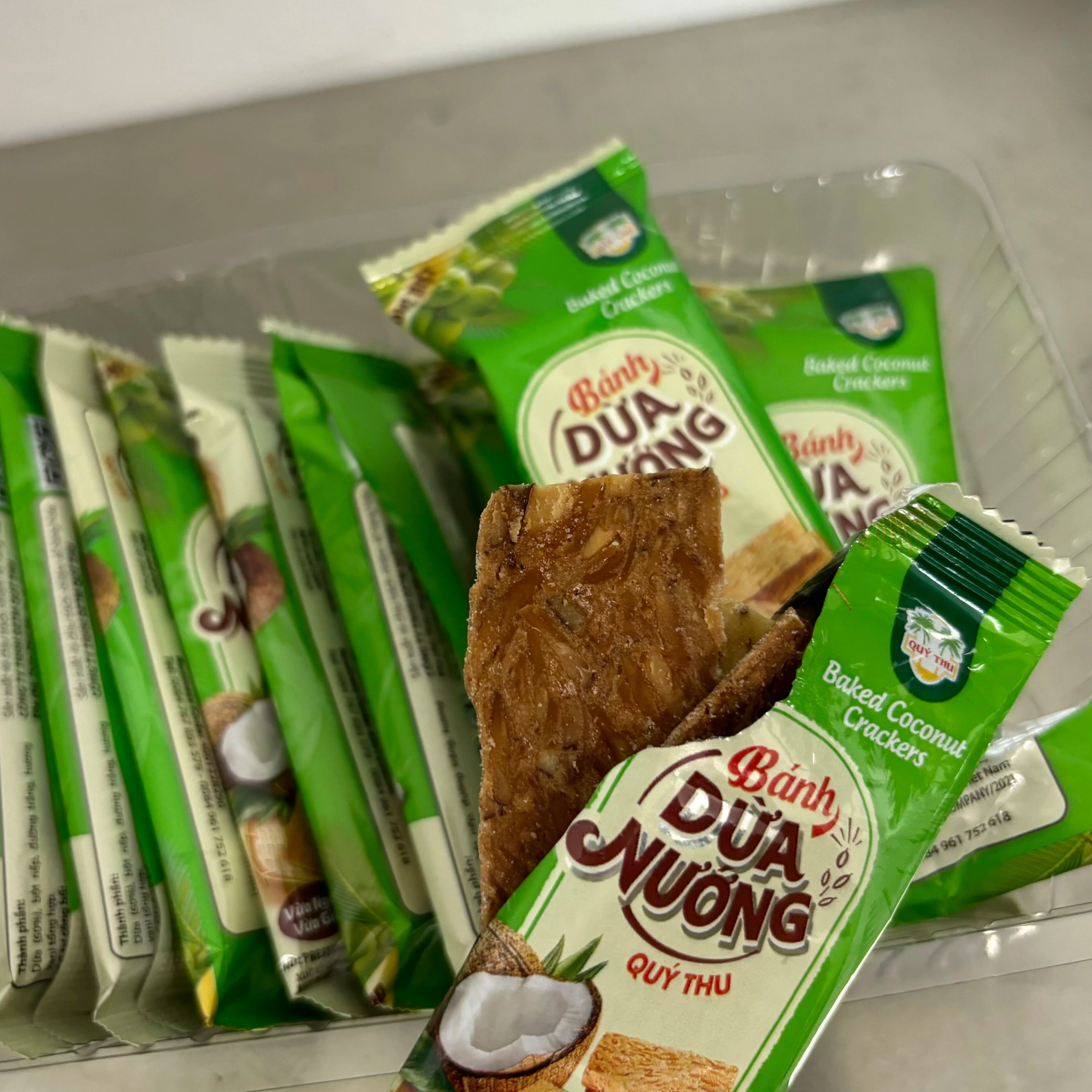 越南椰子脆片 椰子烤饼 DUA NUONG 120克