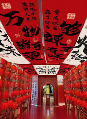 室内氛围装饰天幕吊幔帘子挂布