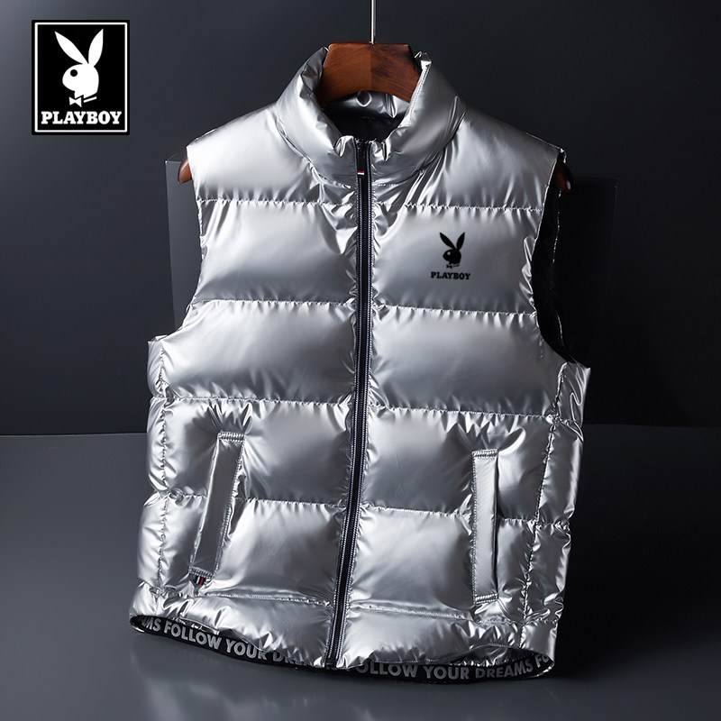 花花公子羽绒棉马甲男冬季新款无袖坎肩背心情侣加厚韩版潮流马夹,男装,常规马甲,淘宝优惠券,粉丝福利购,淘宝优惠卷