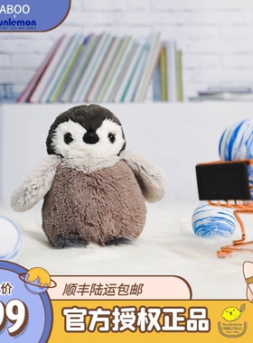 ▲ Aboo｜日本sunlemon正版企鹅公仔fluffies毛绒玩偶孩子礼物