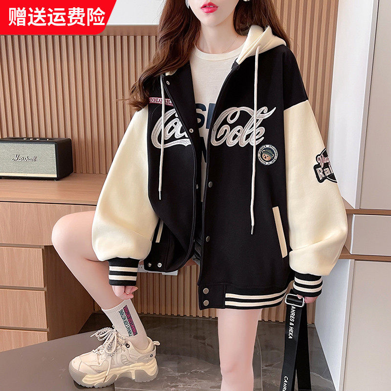 女大童外套春秋装2026新款初中13岁女孩14学生15休闲学院风棒球服