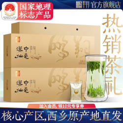 2025新茶鹏翔汉中仙毫明前采摘春茶午子雀舌高山绿茶特级200g礼盒