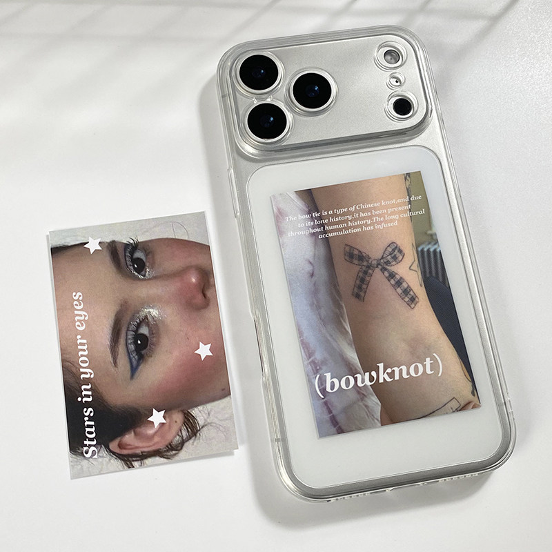 ins小众欧美风放夹手机壳后面的装饰小卡片diy手机壳适用于苹果17promax防摔15透明14美式iPhone16软壳,3C数码配件,手机保护套/壳,淘宝优惠券,粉丝福利购,淘宝优惠卷