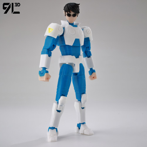 F星马克无 敌少侠可动人偶9L3D打印关节可动手办模型玩具学生礼物