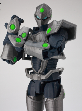 新款无敌少侠科技夹克手办正品9L3D打印关节可动人偶学生模型礼物