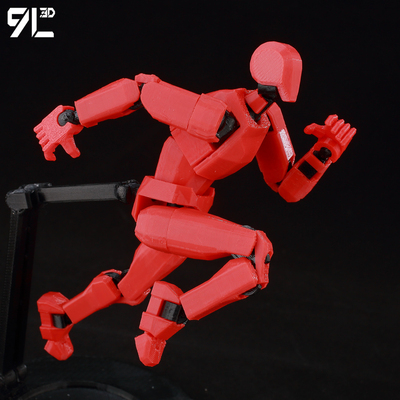 9L3D打印超可动人偶定格动画人体模型素体手办幸运13成品男玩具