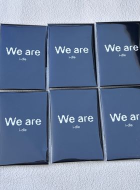 idle女娃迷你8专辑同款快闪满额卡随机卡 收藏卡照片卡周边自制