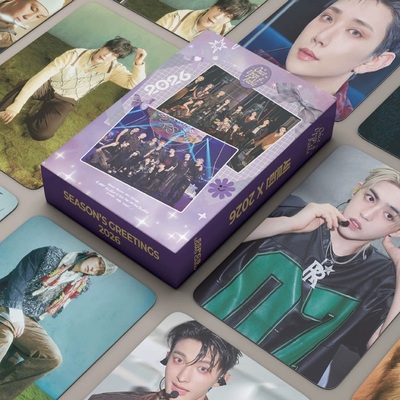 SVT小卡十七Once Upon a Fable 3寸圆角lomo卡55张自印卡片明信片