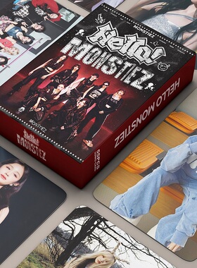 55张BABYMONSTER自印小卡FANCLUB 'HELLO MONSTIEZ'卡片郑雅娴ASA