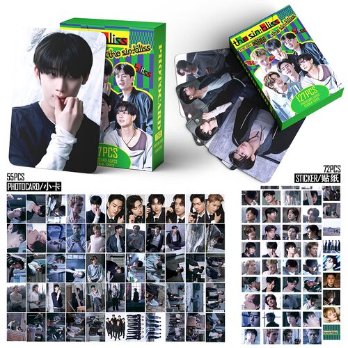127张卡片贴纸E团THE_SIN_BLISS小卡SUNGHOON JUNGWON自印3寸小卡