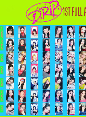 BABYMONSTER卡片DRIP收藏卡RUKA RORA ASA HARAM郑雅娴自印小卡片