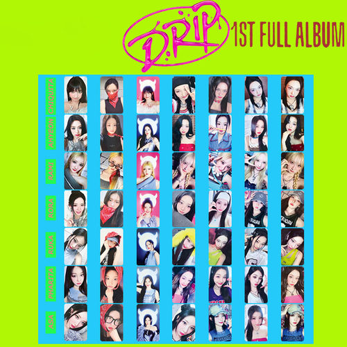 BABYMONSTER卡片DRIP收藏卡RUKA RORA ASA HARAM郑雅娴自印小卡片