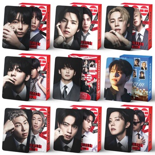 127张 防弹少年团JIMIN金泰亨JUNG KOOK自印3寸小卡贴纸 ARIRANG