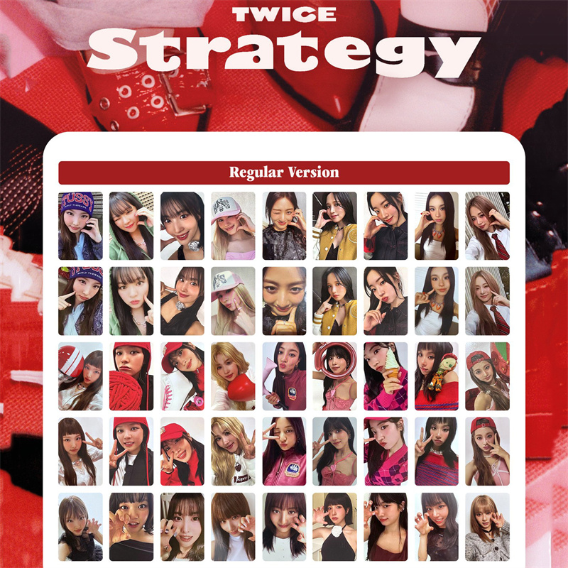 twice 第14张迷你专辑Strategy专卡林娜琏周子瑜明星自印小卡随机