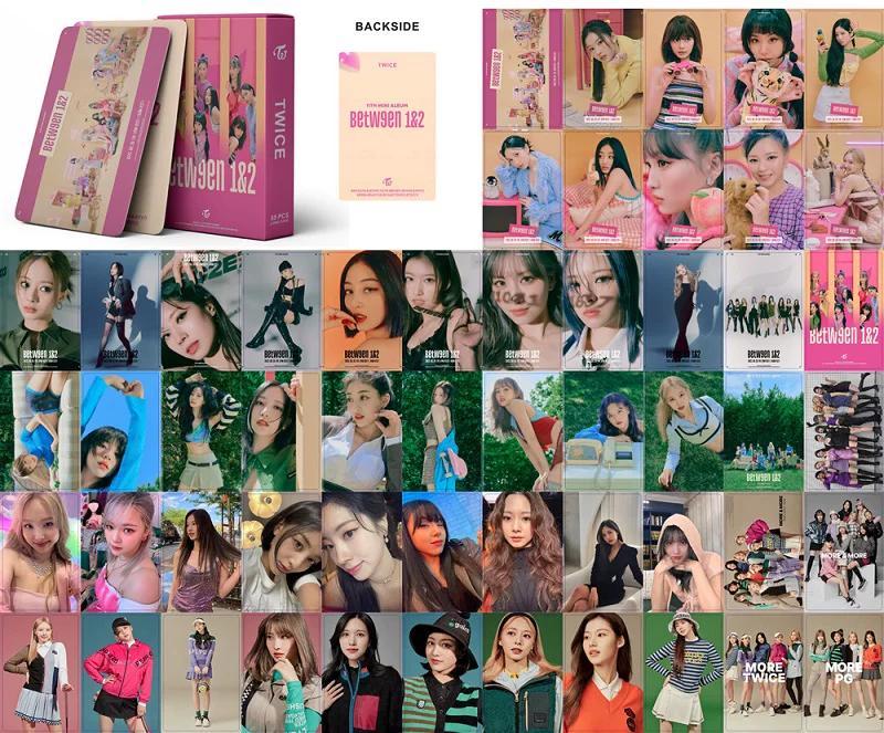 TWICE Total Connection Малый набор карточек, имя Jingnana Lindu Puzhi Lomo Card, окружающие случайные фильмы