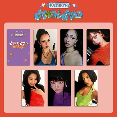 KATSEYE猫瞳2026台历自印小卡SEASON'S GREETINGS特典卡MOD MAD