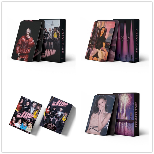 粉墨BP小卡演唱会DEADLINE小卡Lomo镭射卡Rose Lisa JENNIE55张