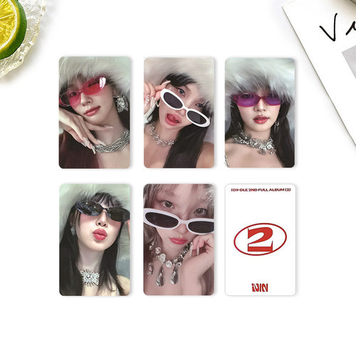 kpop (G)I-DLE 2FP特典卡专辑明信片随机卡宋雨琦 米妮周边小卡