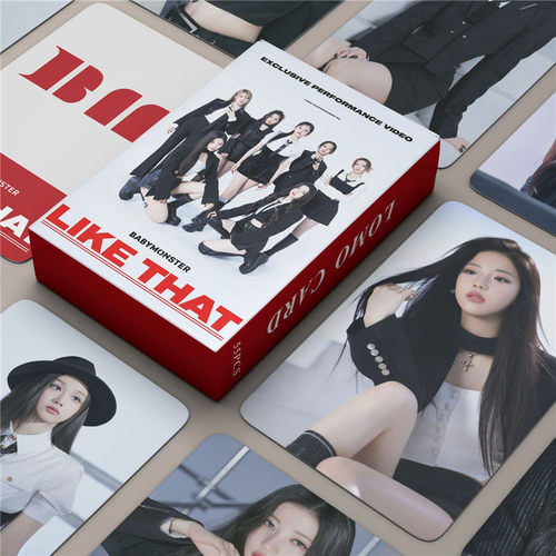 BAB小怪物自印双小卡明信片