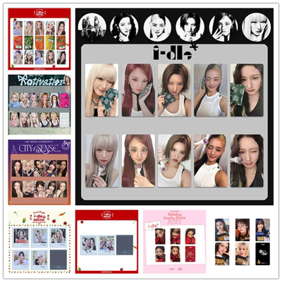 i-dle女娃新专辑MONO打歌卡 幸运卡宋雨琦自印小卡赵美延叶淑华