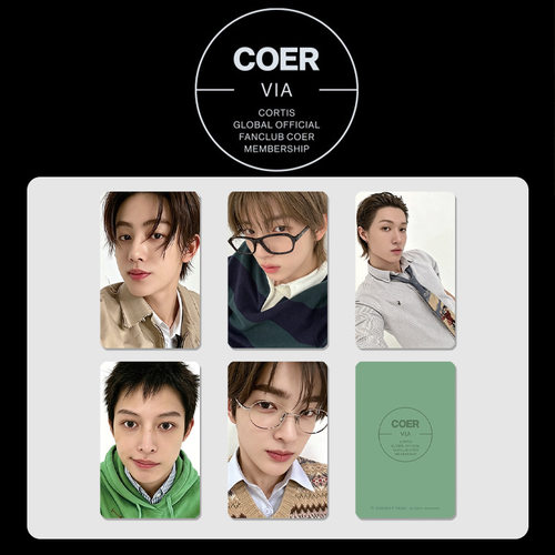 CORTIS membership小卡会员礼卡明信片特典卡随机卡收藏卡自印卡