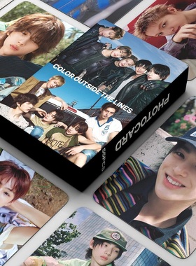 55张 CORTIS双面高清小卡COLOR OUTSIDE THE LINES卡片自印明信片