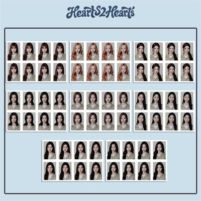 Hearts2Hearts心妹 H2H一寸照片SUMBA KKOKJIL综艺周边自制证件照