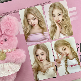 IVE 张元英9.0代言卡Wonyoung 美瞳卡明星非正版自印小卡照片ins