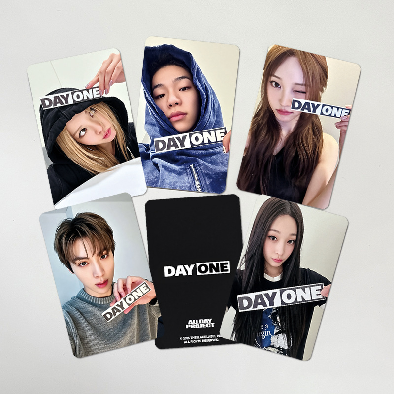 ALLDAY PROJECT 会员礼自印小卡 明信片 特典卡 随机卡 明星周边