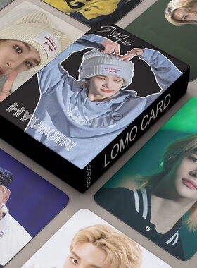 55张Straykids 黄铉辰Hyunjin个人照片卡小卡周边 收藏卡LOMO卡