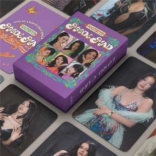 55张KATSEYE小卡2026 Season's Greetings 镭射小卡3寸圆角自印卡