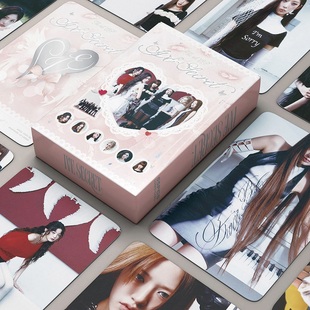 IVE SECRET专辑卡小卡 英韩流女团55张高清自印卡片4TH IVE张元