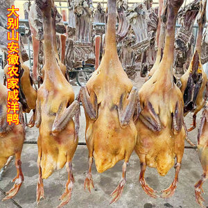 安徽六安农家手工腌制风干咸洋鸭