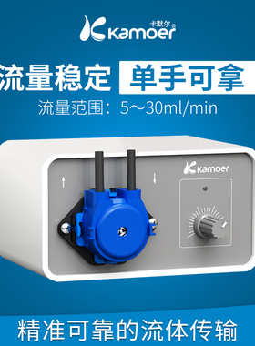 卡默尔蠕动泵小型实验室泵 定量直流泵头调速水泵12V恒流泵循环泵