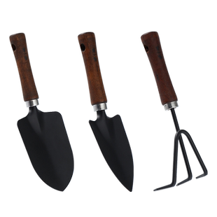 张小泉园艺三件套小铲子耙松土花园种花户外挖土除草盆栽绿植工具