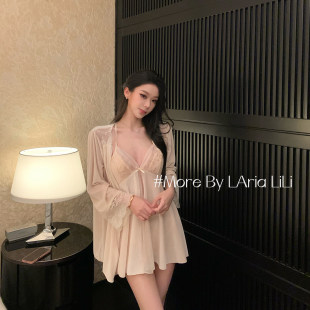 睡裙纯欲风吊带家居服 2026新款 LAria气质顶美 性感睡衣女丝绒春季
