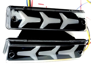 全新普桑日行灯老桑塔纳转向灯LED防水转向灯日行灯杠灯桑旅改装